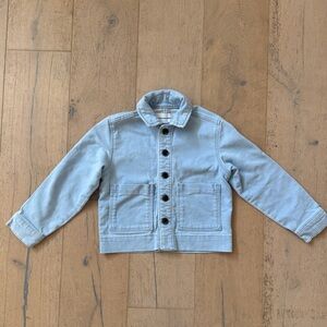 Kids' Denim Chore Jacket in Light Blue